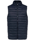 Men's lightweight recycled padded bodywarmer NavyBlue