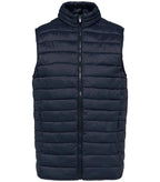 Men's lightweight recycled padded bodywarmer NavyBlue