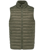 Men's lightweight recycled padded bodywarmer OrganicKhaki