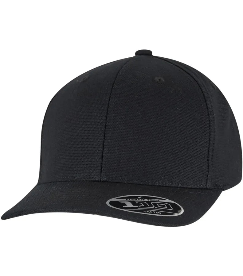 Flexfit 110 Curved Snapback Black