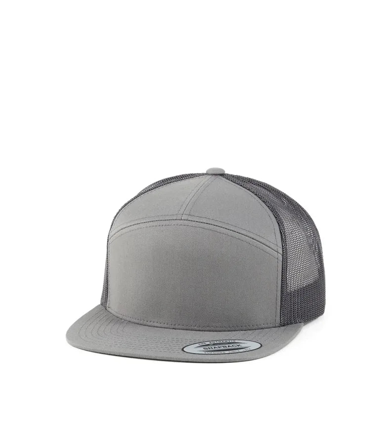7 Panel Classic Trucker Cap DarkGrey