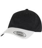 Low Profile Cotton Twill 2-Toned Black/White