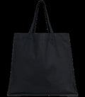 Long eco-friendly shopping bag Black