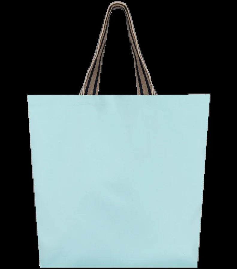 Voyager Shopping Bag TopazBlue/DesertSand/HorizonBlueStripes
