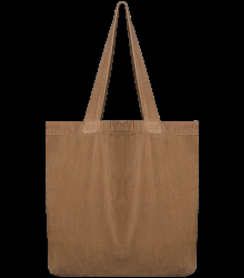 Eco-Friendly Corduroy Bag WashedDarkCamel
