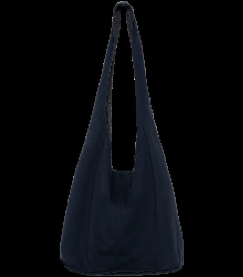Fleece shoulder bag NavyBlue