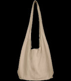 Fleece shoulder bag WetSand