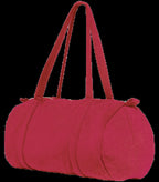 Fleece Duffel Bag HibiscusRed