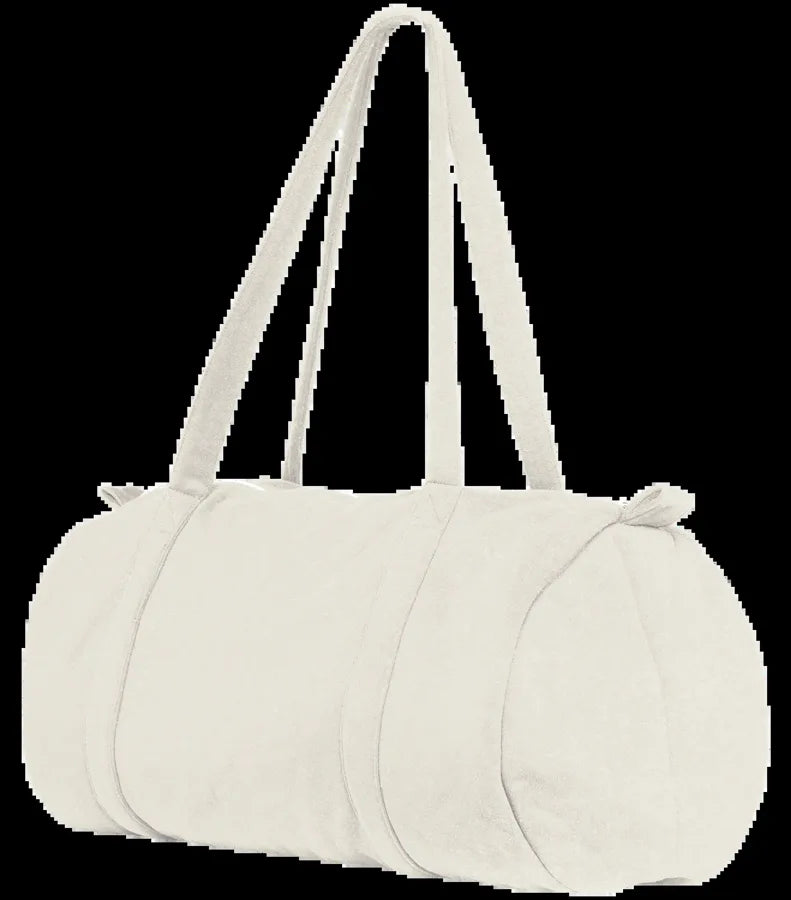 Fleece Duffel Bag Ivory
