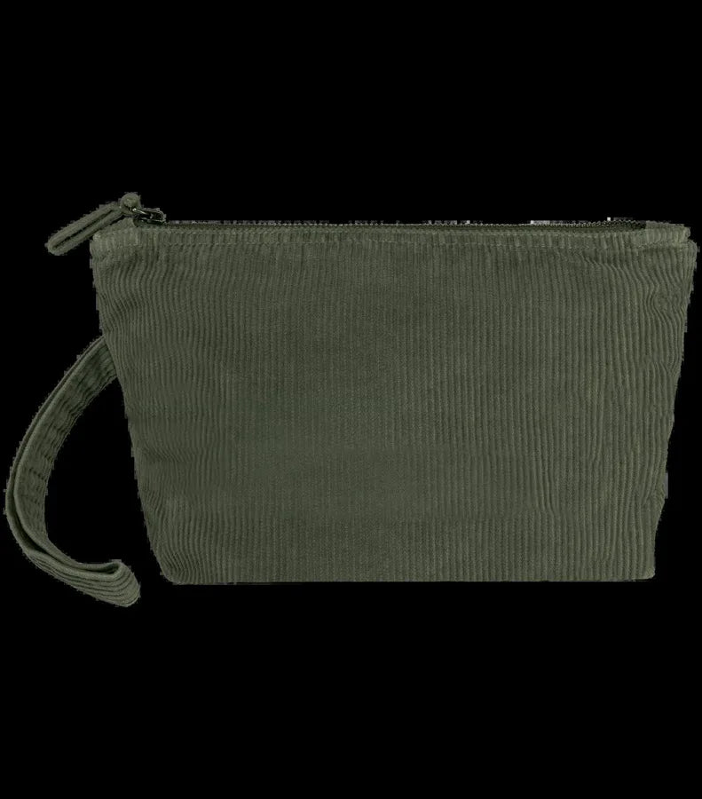 Eco-Friendly Corduroy Pouch WashedOrganicKhaki