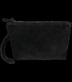 Eco-Friendly Corduroy Pouch WashedBlack