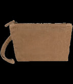 Eco-Friendly Corduroy Pouch WashedDarkCamel