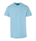 Acid Washed Round Neck Tee BalticBlue