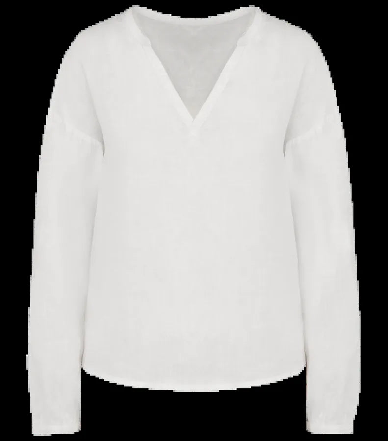 Ladies' Linen Blouse White