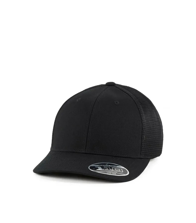 110 Dia Double Mesh Trucker Black