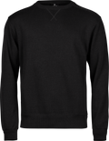 Ribbed Interlock Crew Neck