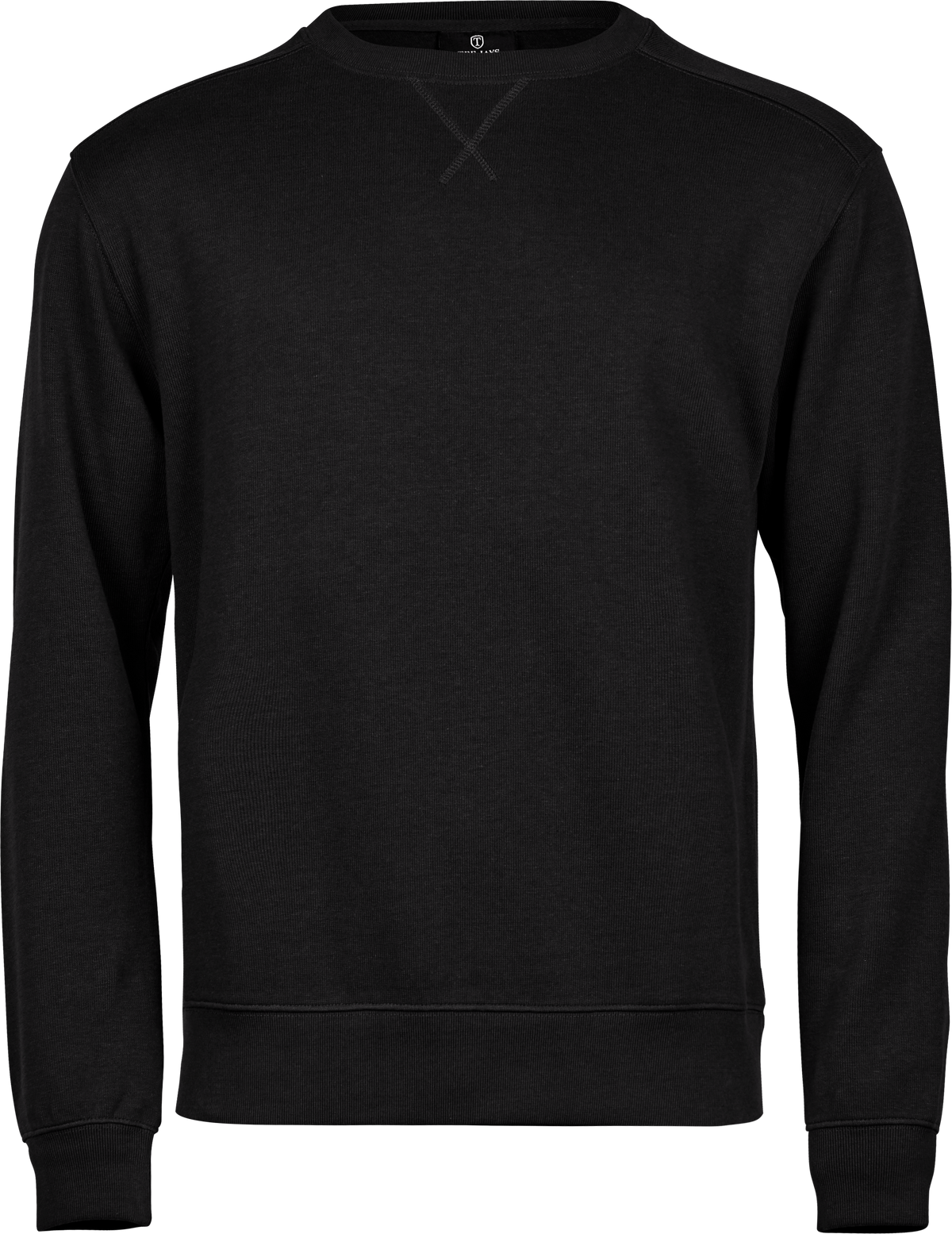 Ribbed Interlock Crew Neck
