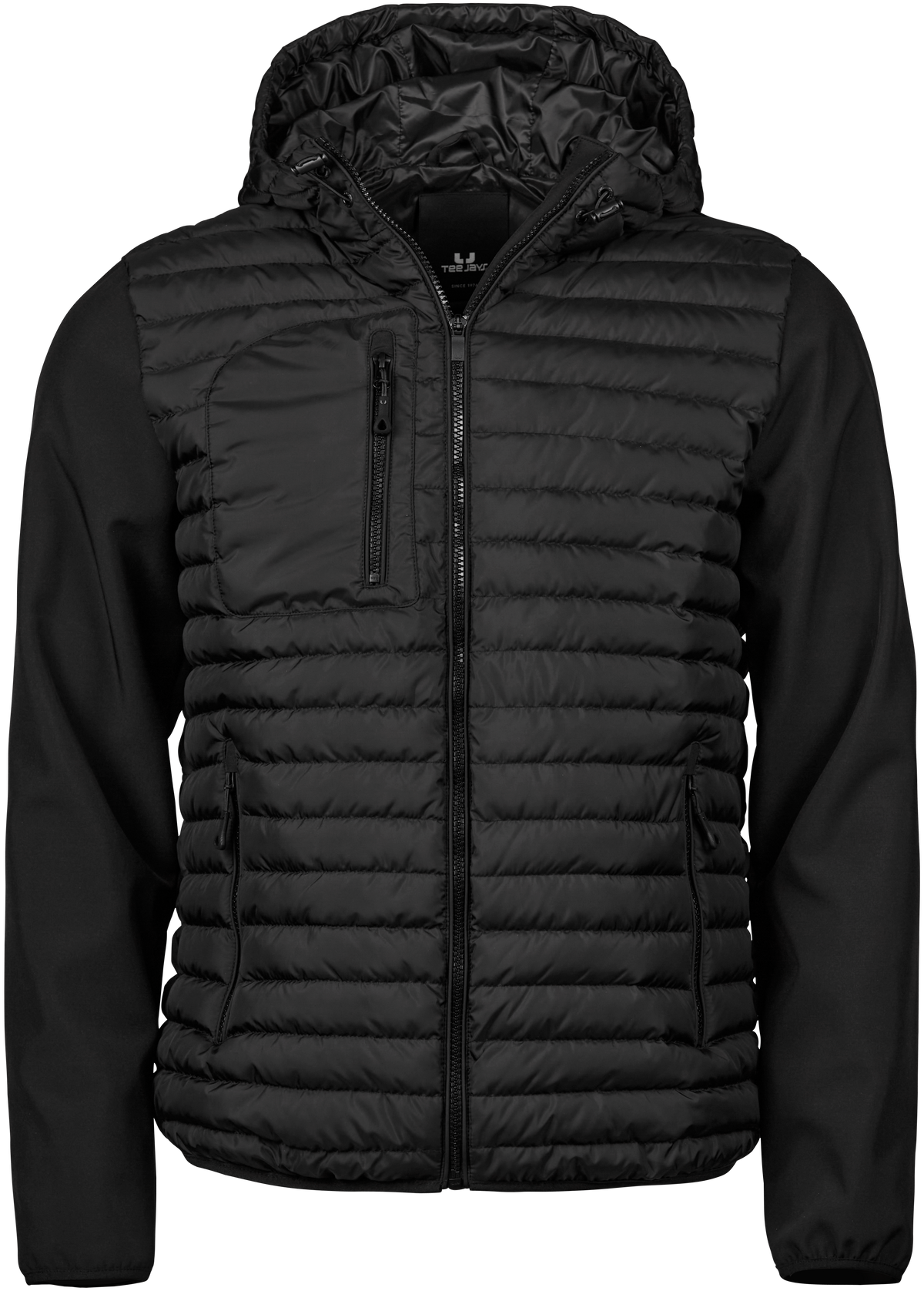 TeeJays Hooded Crossover Jacket