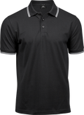 Luxury Stripe Stretch Polo