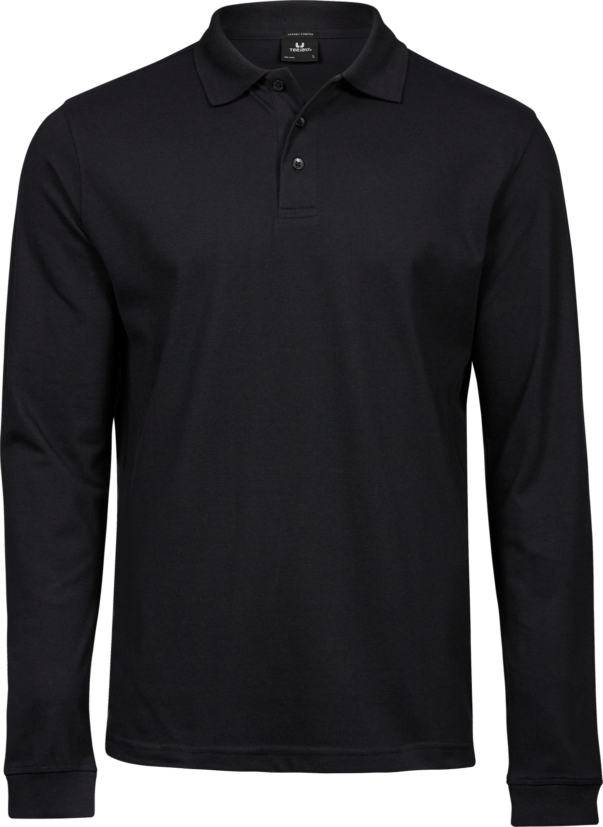 Luxury Stretch Long Sleeve Polo