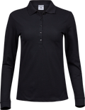 Women's Luxury Stretch Long Sleeve Polo
